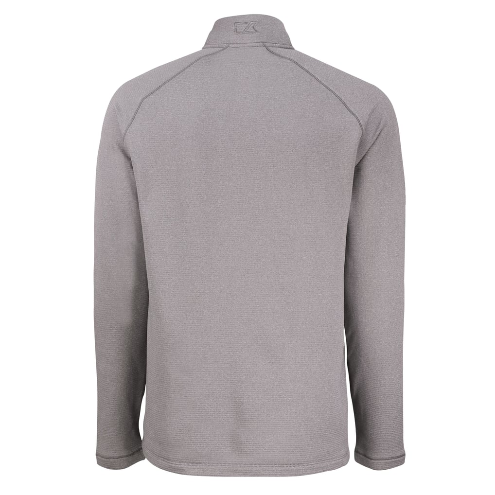  FC Cincinnati Cutter & Buck Peshastin Eco Fleece Recycled Quarter-Zip Pullover Top - Heather Gray